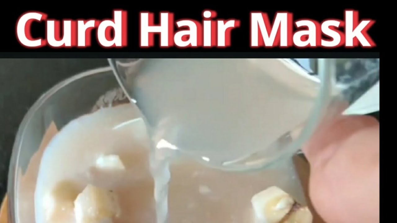 Magical *Curd* Hair Mask for hair growth, frizzy, dandruff, Silky