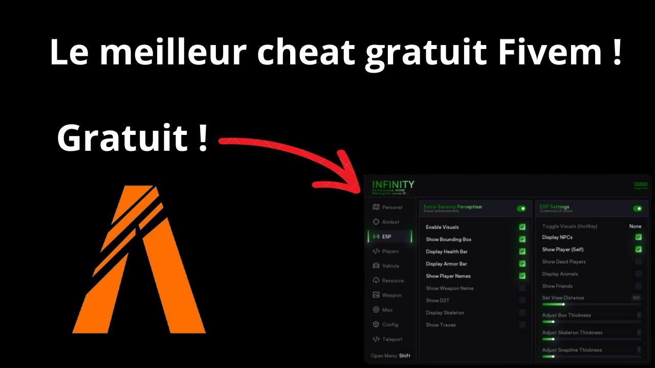 LE MEILLEUR CHEAT FIVEM GRATUIT | UNDETECT | 2025