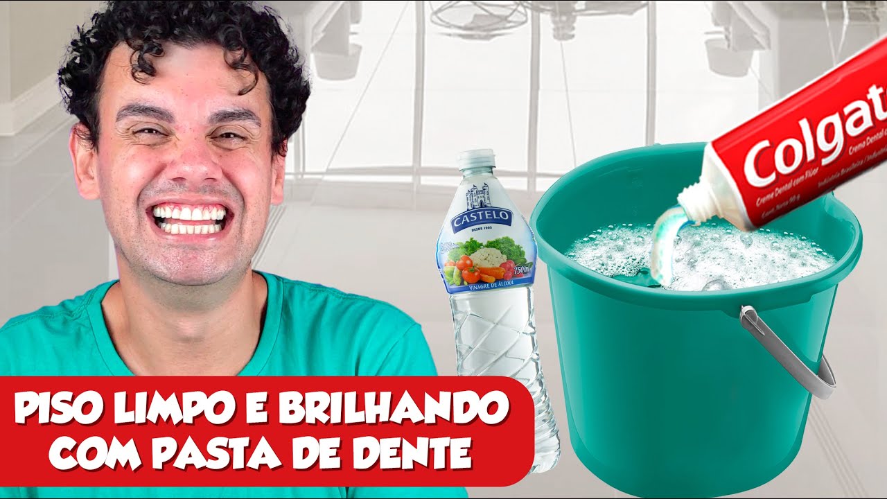 USE PASTA DE DENTE PRA PASSAR PANO NO CHÃO (PISO LIMPO E BRILHANTE) - Fubá online