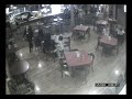 NO AUDIO: DARRIN CHAUNCEY MATTHEWS taken down, handcuffed by cops. Patrons take video of incident