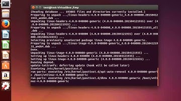 Tutorial updating to linux kernel 4.0 on Ubuntu Desktop