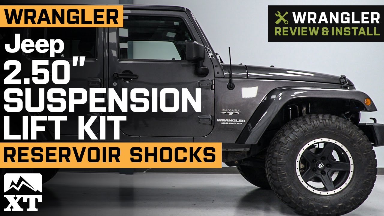 Jeep Wrangler JK Officially Licensed Jeep 2.50-Inch Suspension Lift Kit  Review & Install 