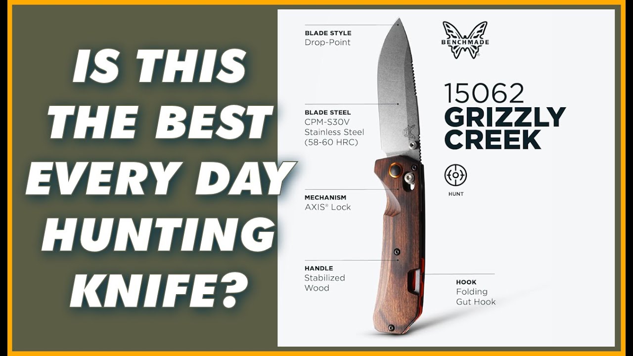 IS THIS THE BEST HUNTING EVERY DAY KNIFE? Benchmade Grizzly Creek EDC Knife with Wood Handle.
