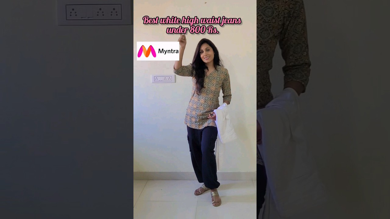 Best white jeans from Myntra 