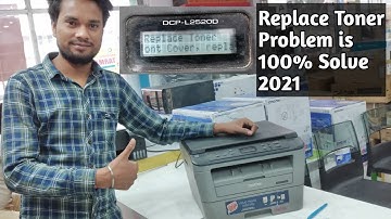 Brother DCP L2520D Replace Toner | Brother dcp l2520d Drum reset