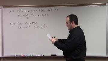 Abstract Algebra II: separable polynomials, 2-7-18, part 1