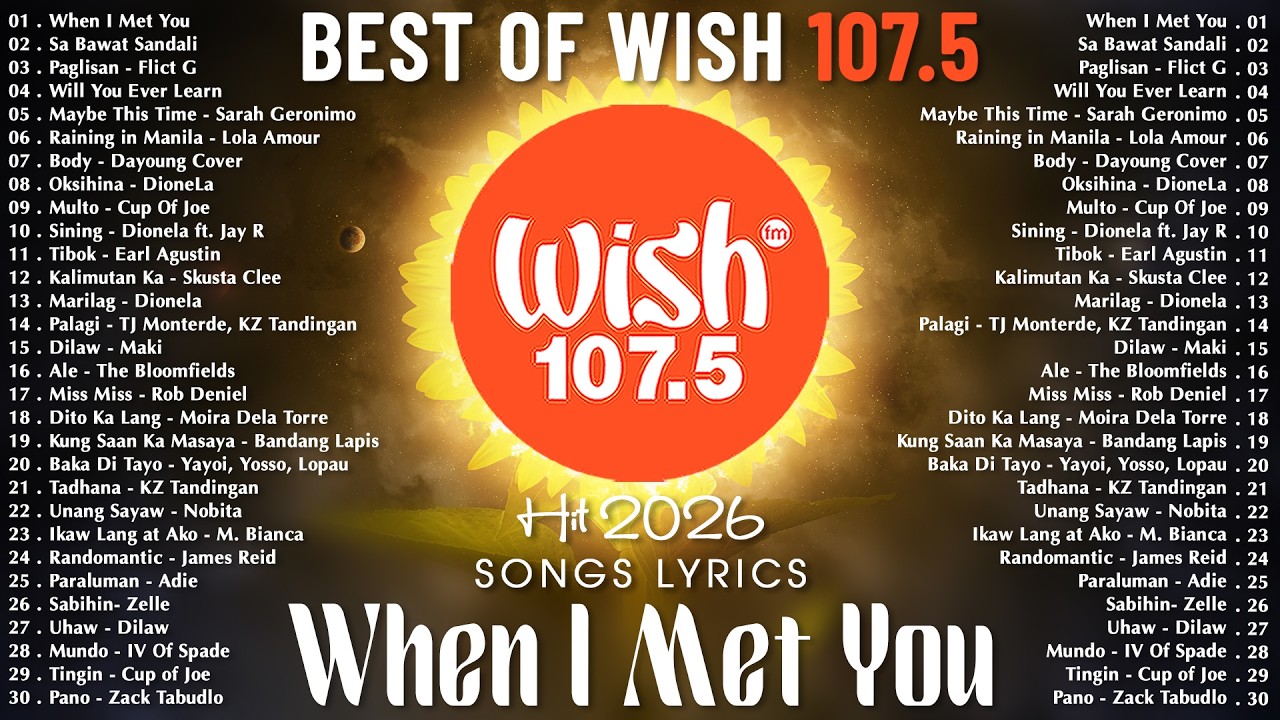 (Top 1 Viral) OPM Acoustic Love Songs 2026 Playlist 💗 Best Of Wish 107.5 Song Playlist 2026