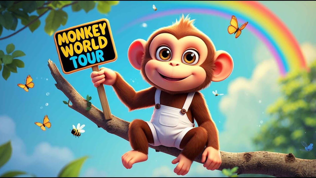Monkey Beats|Gen Beta Rhymes |Fun Sing-Along Song for Kids | Nursery Rhymes & Children's Songs