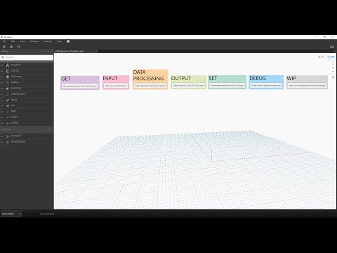 Create template with Dynamo for Revit and Civil 3D