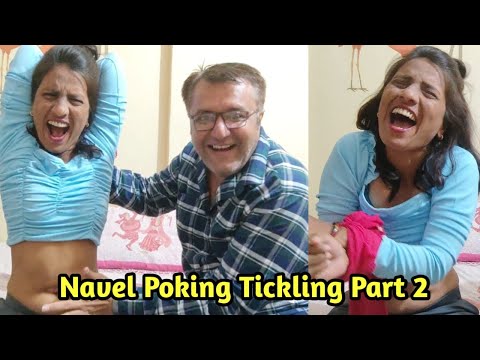 Pressing deep belly button In my wife Part 1 || Prank on wife || Prank in india
