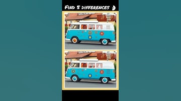 Can you find the 5 differences: challenge your brain