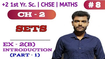 Venn Diagram & Operation With Sets | Class 11 Maths | Ch - 2 | Sets |CHSE Odisha | Part - 1