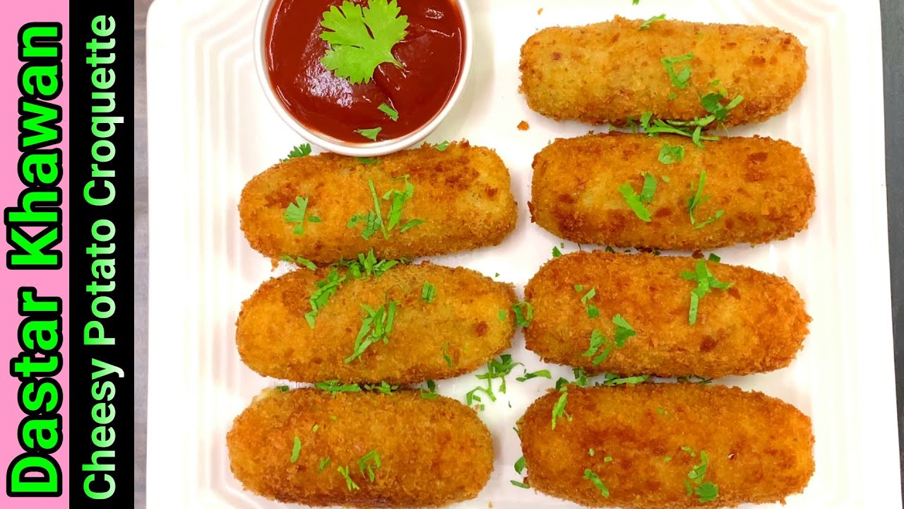 Cheesy Potato Croquette Classic Potato Croquette Crispy Potato