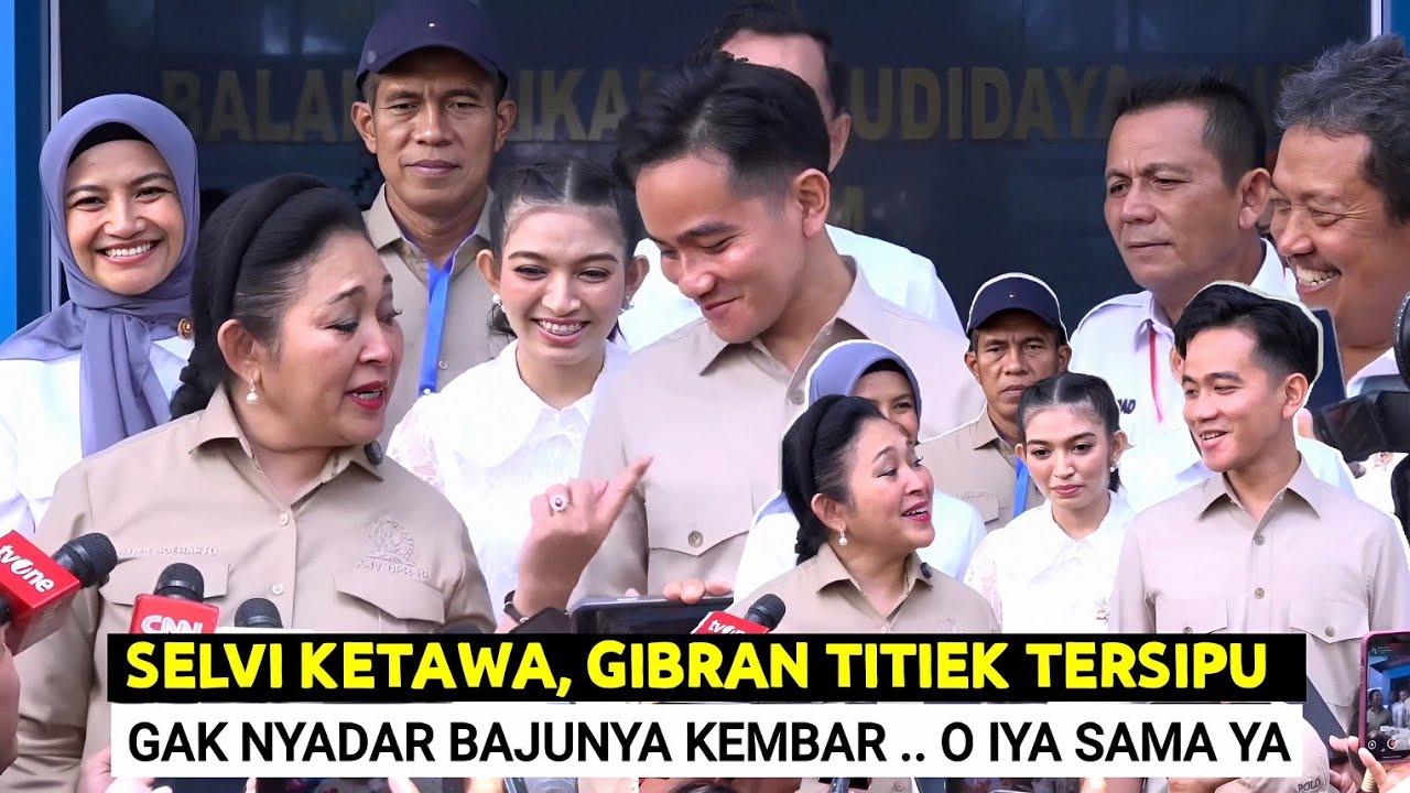 Selvi Terkekeh Gibran Titiek Gak Nyadar Kembar Bajunya ! Kesan Titiek Bareng Gibran Kedua Kalinya
