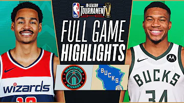 WIZARDS at BUCKS | NBA IN-SEASON TOURNAMENT 🏆 | FULL GAME HIGHLIGHTS | November 24, 2023