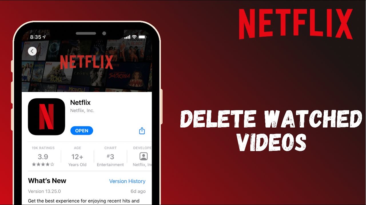 How to Delete Watched Video History on Netflix Mobile App 2021
