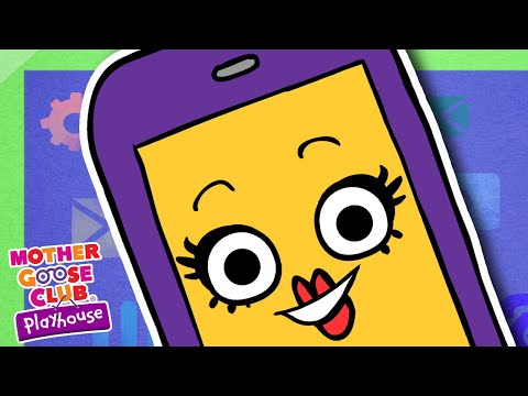 Cellphone Daddy Mommy Song + More | Mother Goose Club Nursery Rhyme Cartoons #NurseryRhymes