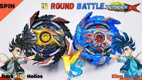 베이블레이드 버스트 DB  【다크 킹 헬리오스 VS 킹 헬리오스】 10 라운드 배틀 Beyblade Burst DB ベイブレードバーストDB