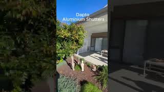 Dapto Aluminium SHutters for the outdoors