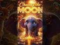 The Baby Elephant and the Moon Reflection 🐘🌙 || #cartoon #animals #shorts #animation #elephant