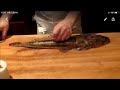 《コチ(鯒)の捌き方》・・・・大和の 和の料理《刺身》