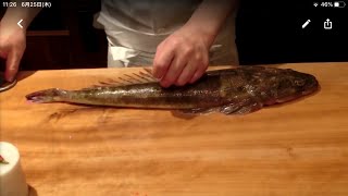 コチ 鯒 の捌き方 大和の 和の料理 刺身 Youtube