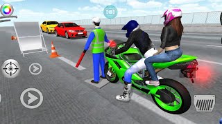 Crazy Super Bike Out of Control 😨💥3D Driving Class Simulator