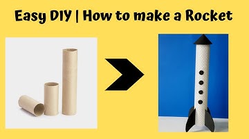 Easy Kids Crafts | How to make a Rocket