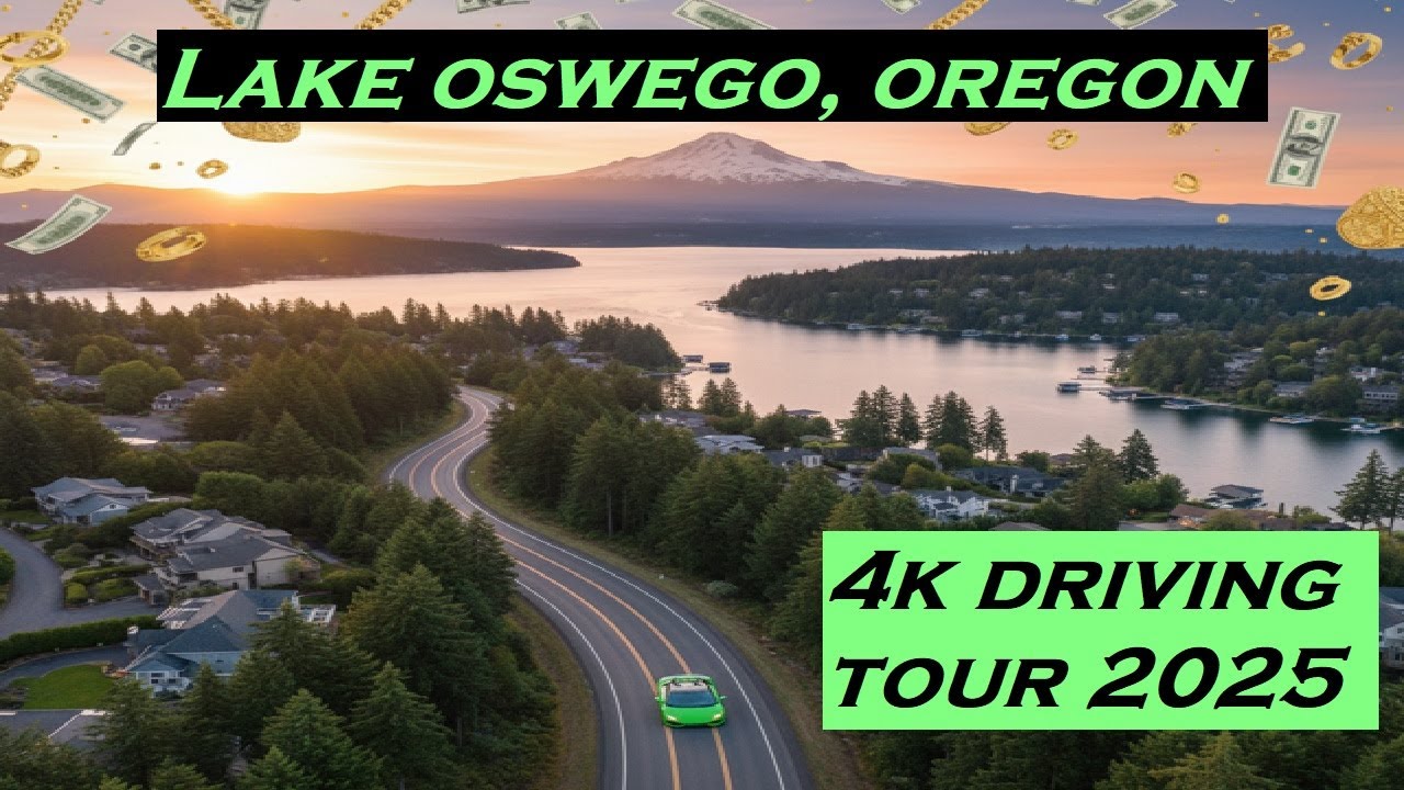Lake Oswego, Oregon | 4k Driving Tour 2025