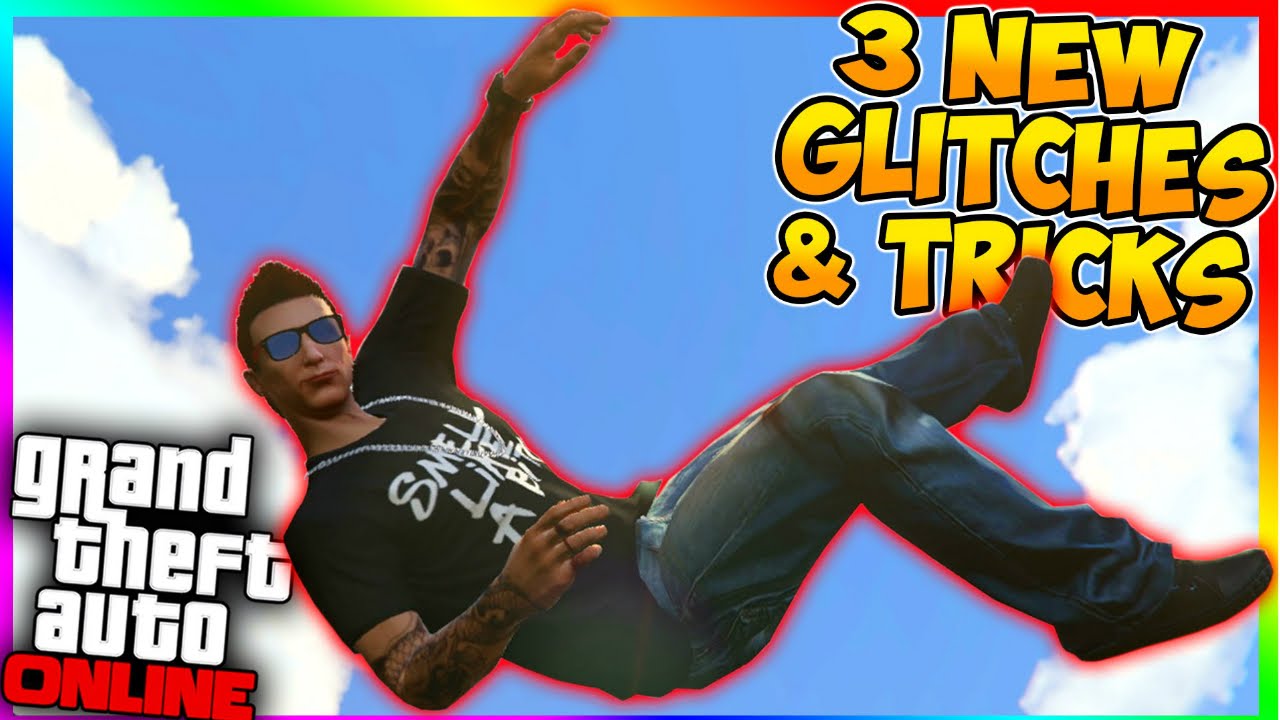 GTA 5 Online 3 NEW GLITCHES & TRICKS (Launch Glitch, Weapons in