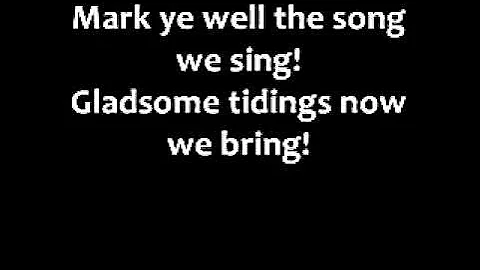 Caroling Caroling Nat King Cole Lyrics