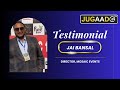 Testimonial  customer feedback  jugaadin digital service pvt ltdbest digital marketing agency 