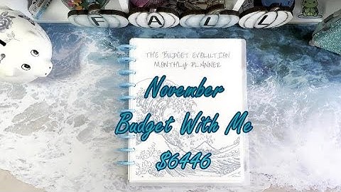 November Budget With Me $6446 in a Zero Based Budget
