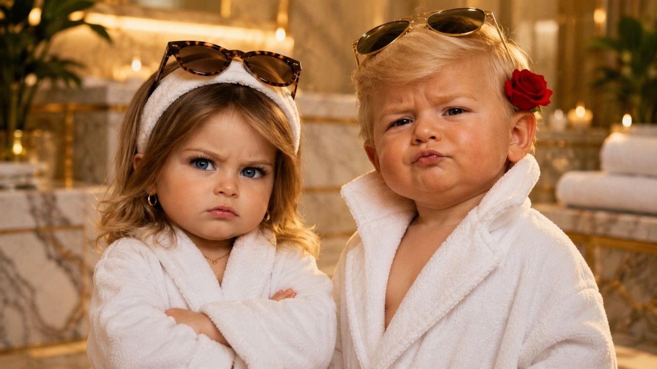 Baby Trump Takes Melania Trump on a Date to the Spa!