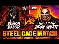 Demon Balor vs The Fiend Bray Wyatt – Steel Cage Match! | WWE 2K23 Gameplay | Nav Gaming Arena