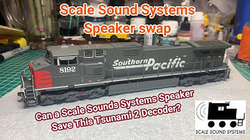 Scale Sound Systems Speaker Upgrade in Athearn Genesis 2.0 C44-9W