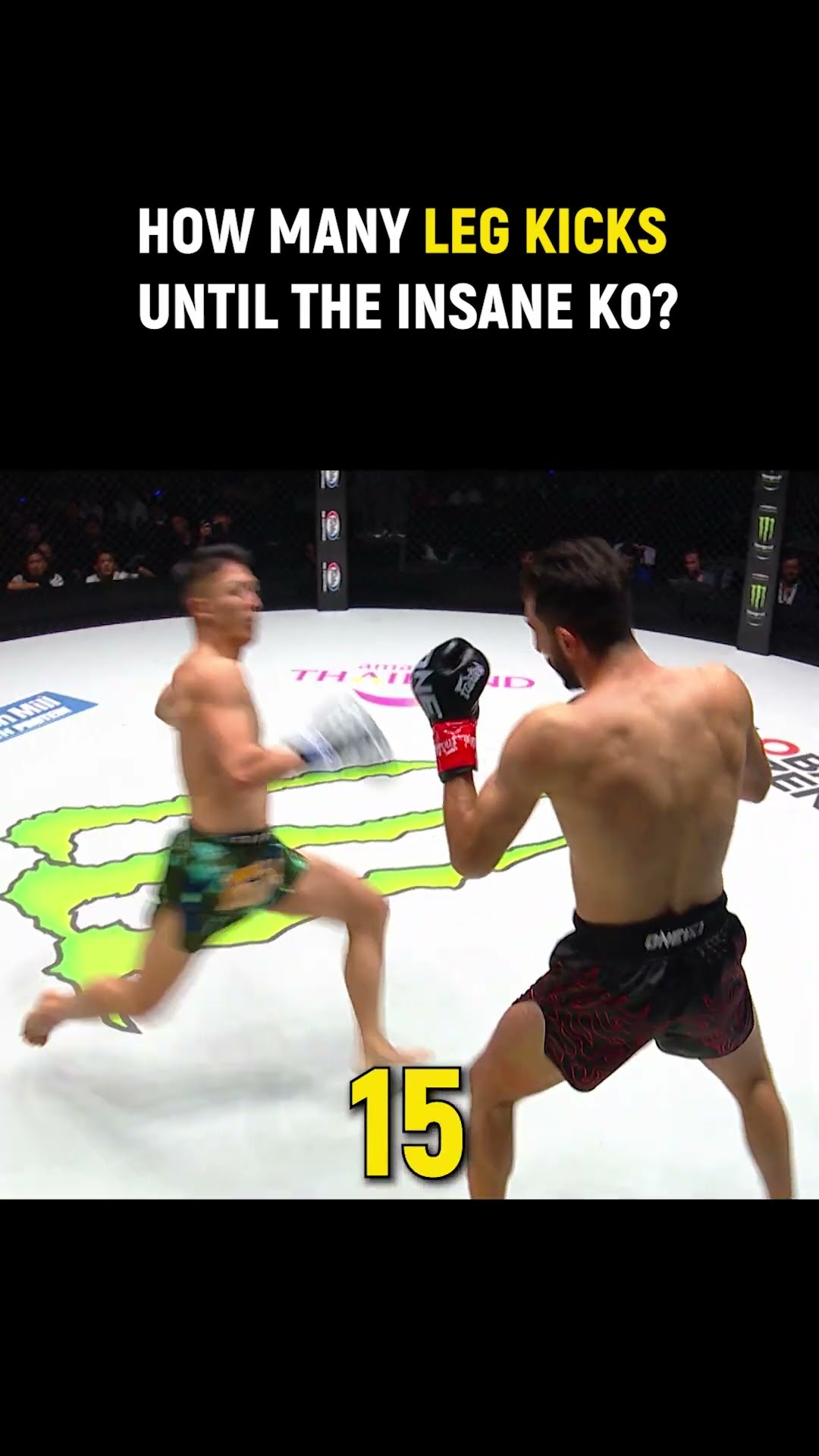 Chopping kicks from Masaaki Noiri! ?