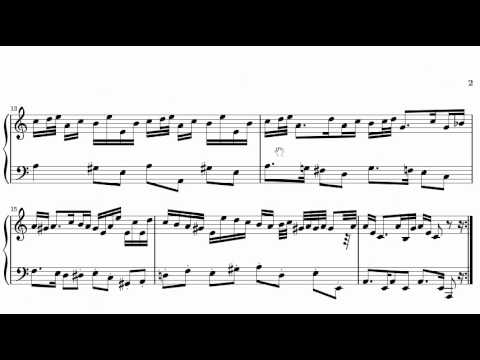 ABRSM Piano 2013-2014 Grade 5 A:3 A3 Handel Allemande In A Minor HWV 478 Sheet Music