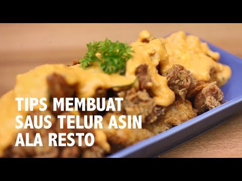 TIPS MEMASAK: TIPS MEMBUAT SAUS TELUR ASIN ALA RESTO