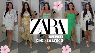ZARA (HONEST) TRY ON FOR UK SIZE 12-14 BODY - FLATTERING OR FRUMPY? SPRING 2022