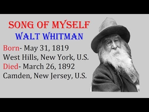 Summary of Song of Myself by Walt Whitman