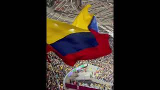 Columbia shock Spain and pitch invasion by Columbian fans…