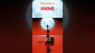 Itachis Moonlight Scene In Anime Vs 3D