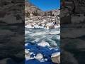 Катунь - горная река Алтая. Конец ноября 2024. Ильгуменский порог.