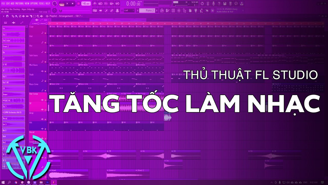 FL Studio Tip/Trick/Thủ Thuật: Cách Tăng Tốc Làm Nhạc | Thế Phương VBK