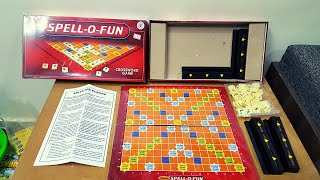Unboxing and review of Spell O Fun Junior Crossword Game - C J Enterprise screenshot 4