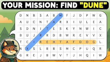 Only 1% Can Find the Word “DUNE” in This Puzzle | Word Search Fun