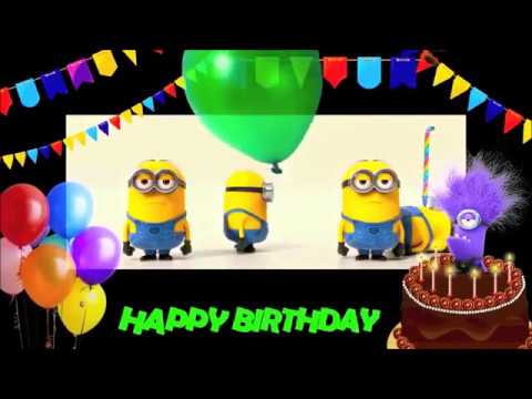 minions happy birthday song minions happy birthday song