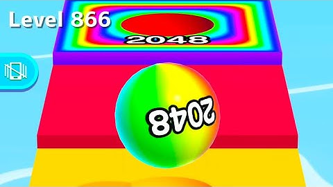 Ball Run 2048 - All Levels Gameplay Android, iOS ( Levels 866-870)