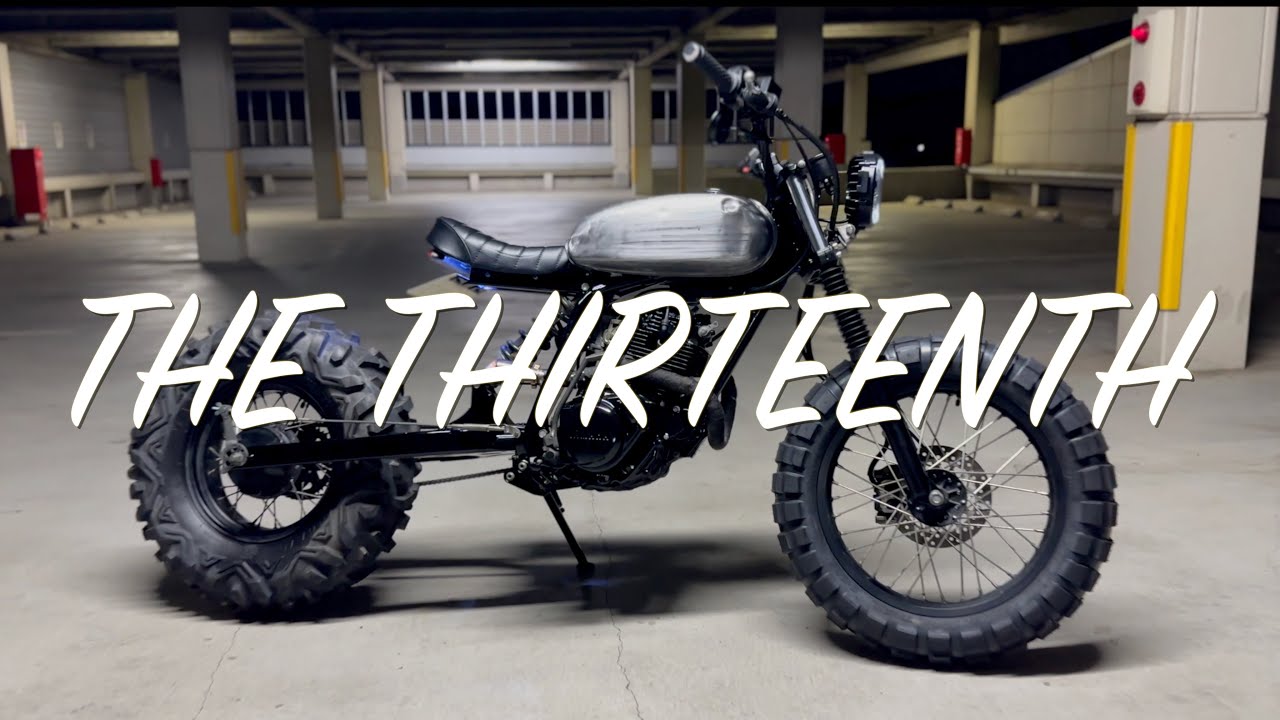 TW200スクランブラー フルカスタム 新品部品多数 絶好調 セル付き 祝